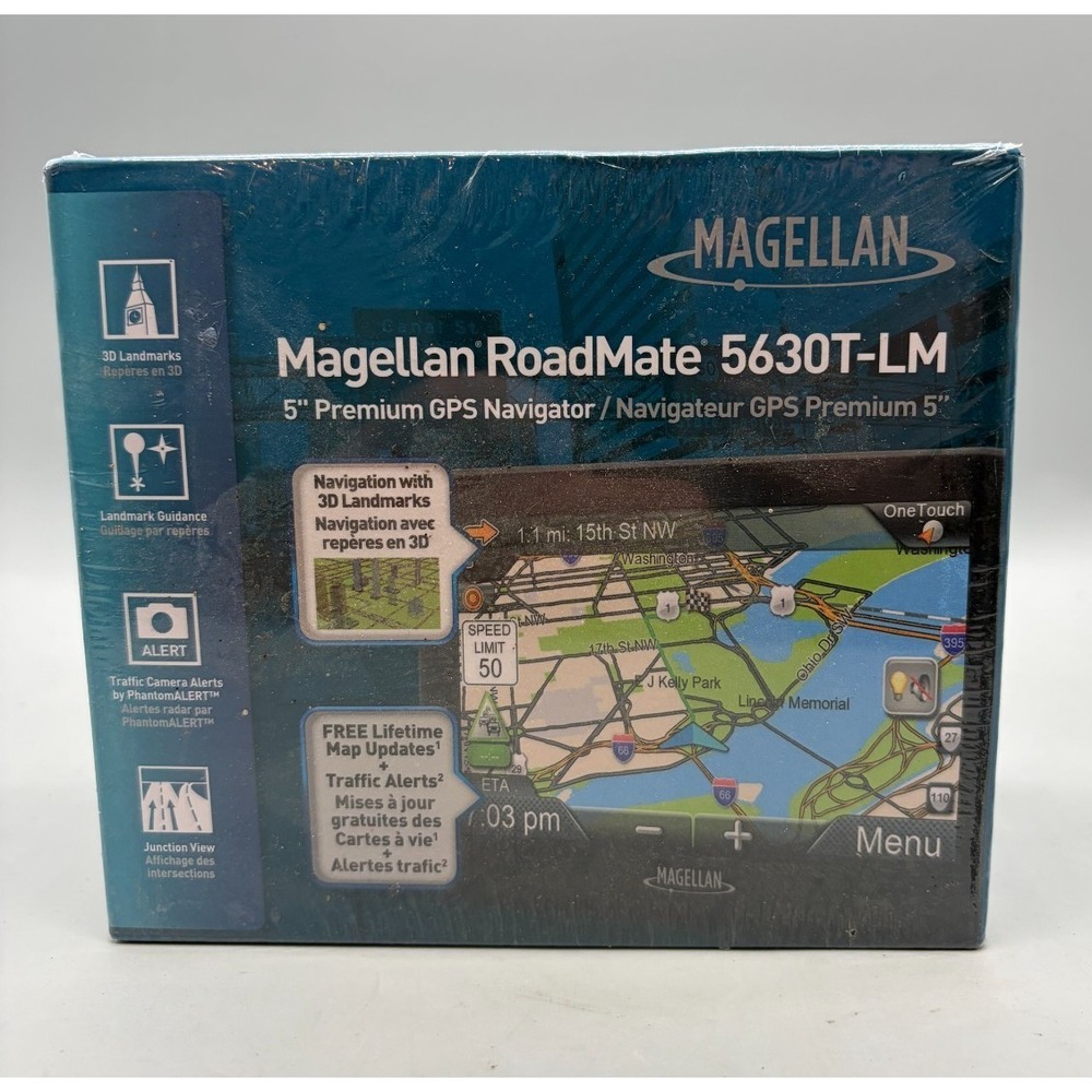 Magellan RoadMate 5630T-LM 5" GPS Premium Navigator - Sealed